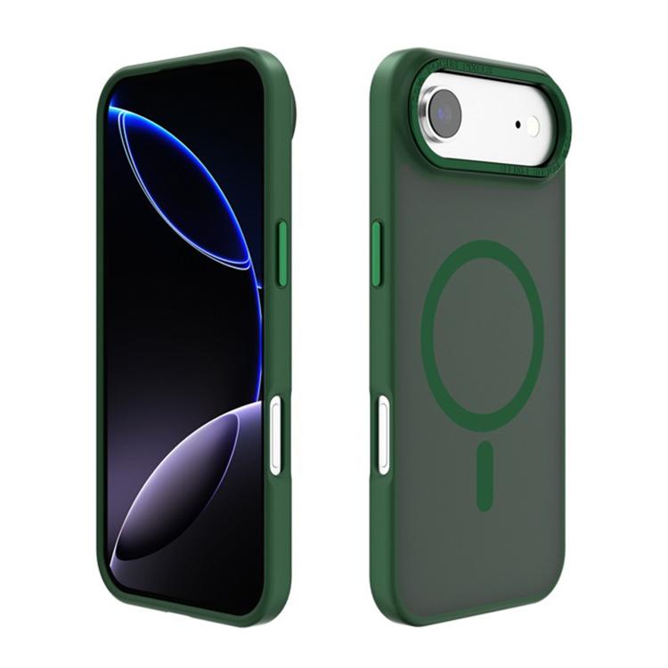 Capa para telemóvel Kalebol com estrutura metálica para lente, MagSafe, PC fosco, para iPhone 17 Pro Max, para iPhone 17 Pro, para iPhone 17, para iPhone Air, para iPhone 16 Pro Max