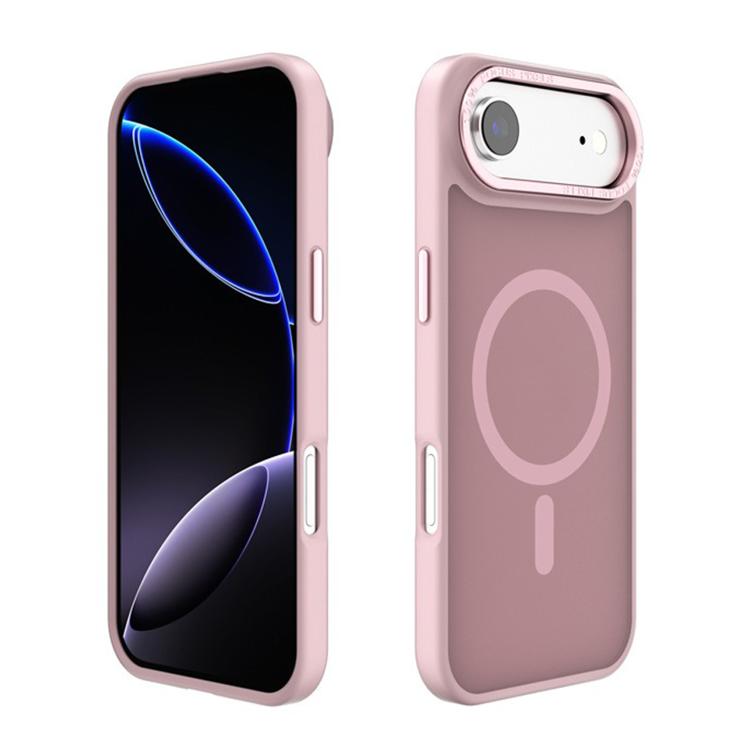 Capa para telemóvel Kalebol com estrutura metálica para lente, MagSafe, PC fosco, para iPhone 17 Pro Max, para iPhone 17 Pro, para iPhone 17, para iPhone Air, para iPhone 16 Pro Max