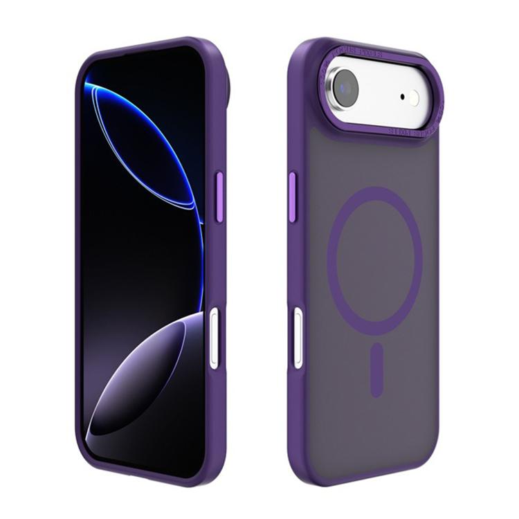 Capa para telemóvel Kalebol com estrutura metálica para lente, MagSafe, PC fosco, para iPhone 17 Pro Max, para iPhone 17 Pro, para iPhone 17, para iPhone Air, para iPhone 16 Pro Max