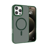 Capa para telemóvel Kalebol com estrutura metálica para lente, MagSafe, PC fosco, para iPhone 17 Pro Max, para iPhone 17 Pro, para iPhone 17, para iPhone Air, para iPhone 16 Pro Max
