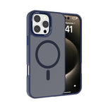 Capa para telemóvel Kalebol com estrutura metálica para lente, MagSafe, PC fosco, para iPhone 17 Pro Max, para iPhone 17 Pro, para iPhone 17, para iPhone Air, para iPhone 16 Pro Max