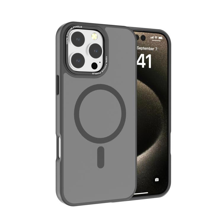 Capa para telemóvel Kalebol com estrutura metálica para lente, MagSafe, PC fosco, para iPhone 17 Pro Max, para iPhone 17 Pro, para iPhone 17, para iPhone Air, para iPhone 16 Pro Max