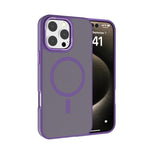 Capa para telemóvel Kalebol com estrutura metálica para lente, MagSafe, PC fosco, para iPhone 17 Pro Max, para iPhone 17 Pro, para iPhone 17, para iPhone Air, para iPhone 16 Pro Max