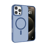 Capa para telemóvel Kalebol com estrutura metálica para lente, MagSafe, PC fosco, para iPhone 17 Pro Max, para iPhone 17 Pro, para iPhone 17, para iPhone Air, para iPhone 16 Pro Max