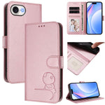 Capa para telemóvel Litter Panda em pele com relevo e RFID, com cordão, para iPhone 17e / 16e, para iPhone 17 Pro Max, para iPhone 17 Pro, para iPhone 17, para iPhone Air, para iPhone 16 Pro Max, para iPhone 16 Pro, para iPhone 16 Plus