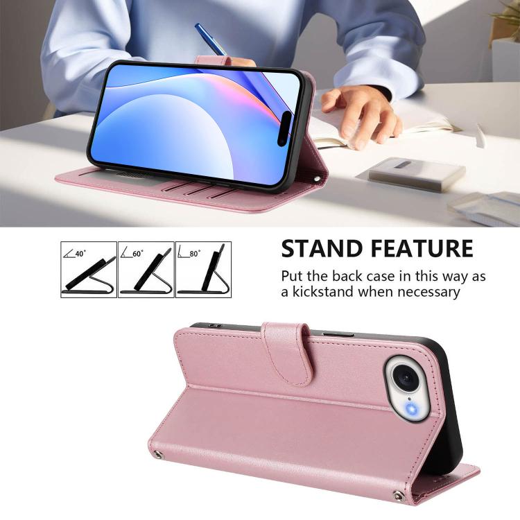 Capa para telemóvel Litter Panda em pele com relevo e RFID, com cordão, para iPhone 17e / 16e, para iPhone 17 Pro Max, para iPhone 17 Pro, para iPhone 17, para iPhone Air, para iPhone 16 Pro Max, para iPhone 16 Pro, para iPhone 16 Plus