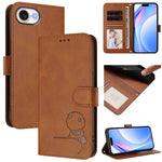 Capa para telemóvel Litter Panda em pele com relevo e RFID, com cordão, para iPhone 17e / 16e, para iPhone 17 Pro Max, para iPhone 17 Pro, para iPhone 17, para iPhone Air, para iPhone 16 Pro Max, para iPhone 16 Pro, para iPhone 16 Plus