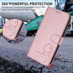 Estojo de Telefone em Couro com Relevo Panda Litter e RFID com Cordão, Para iPhone 11 Pro Max, Para iPhone 11, Para iPhone 11 Pro, Para iPhone X / XS, Para iPhone XR, Para iPhone XS Max, Para iPhone 8 Plus / 7 Plus
