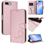 Estojo de Telefone em Couro com Relevo Panda Litter e RFID com Cordão, Para iPhone 11 Pro Max, Para iPhone 11, Para iPhone 11 Pro, Para iPhone X / XS, Para iPhone XR, Para iPhone XS Max, Para iPhone 8 Plus / 7 Plus