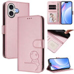 Capa para telemóvel Litter Panda em pele com relevo e RFID, com cordão, para iPhone 17e / 16e, para iPhone 17 Pro Max, para iPhone 17 Pro, para iPhone 17, para iPhone Air, para iPhone 16 Pro Max, para iPhone 16 Pro, para iPhone 16 Plus