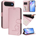 Capa para telemóvel Litter Panda em pele com relevo e RFID, com cordão, para iPhone 17e / 16e, para iPhone 17 Pro Max, para iPhone 17 Pro, para iPhone 17, para iPhone Air, para iPhone 16 Pro Max, para iPhone 16 Pro, para iPhone 16 Plus