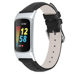 xDfind Bamboo Texture Pin Buckle Leather Watch Band, For Fitbit Charge 6 / 5 18mm, For Fitbit Inspire 3 12mm, For Fitbit Versa 4 / 3 / Sense2 / 1 20mm, For Fitbit Luxe / Special Edition 12mm, For Fitbit Inspire 2 / Ace 3 14mm                           ...