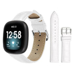 xDfind Bamboo Texture Pin Buckle Leather Watch Band, For Fitbit Charge 6 / 5 18mm, For Fitbit Inspire 3 12mm, For Fitbit Versa 4 / 3 / Sense2 / 1 20mm, For Fitbit Luxe / Special Edition 12mm, For Fitbit Inspire 2 / Ace 3 14mm                           ...