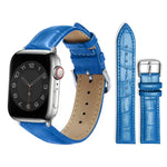 Correia de Relógio em Pele com Textura de Bambu e Fivela de Pino xDfind, Para Apple Watch 42 / 44 / 45 / 46 / 49mm, Para Apple Watch 38 / 40 / 41 / S10 42mm