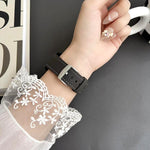 xDfind Flat Head Black Shark Fine Grain Leather Watch Band, 22mm For Suunto Race S / Race / 9 Peak / 5 Peak