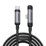 JOYROOM S-A56 Série EnjoyX Cabo de Dados de Carregamento Rápido 30W Type-C para 8 Pinos 90 Graus, Type-C para 8 Pinos