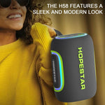 Coluna Bluetooth Portátil Resistente à Água HOPESTAR H58 65W para Exterior, H58