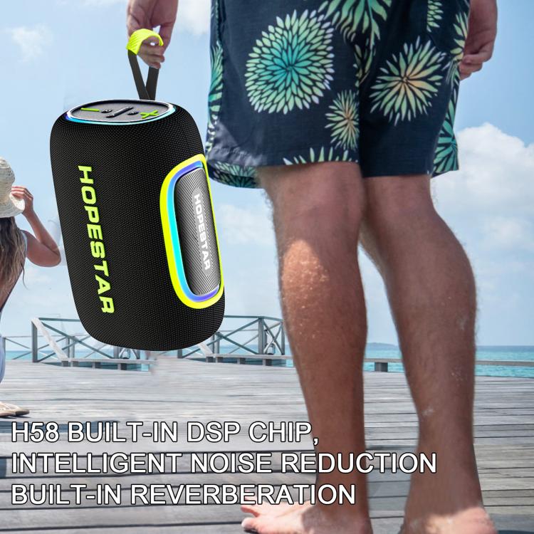 Coluna Bluetooth Portátil Resistente à Água HOPESTAR H58 65W para Exterior, H58