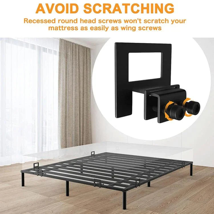 6pcs / Conjunto Limitadores Antideslizantes para Colchão, Fixadores para Estrutura de Cama Metálica