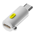 Adaptador Tipo-C para Tipo-C 240W com ecrã digital e interruptor