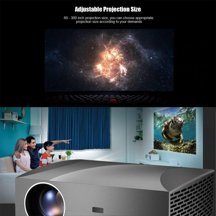 Projetor Inteligente Sem Fios Portátil VIVIBRIGHT F30UP 1920x1080 4200 Lumens Home Theater, Versão Android, Versão Android