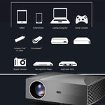 Projetor Inteligente Sem Fios Portátil VIVIBRIGHT F30UP 1920x1080 4200 Lumens Home Theater, Versão Android, Versão Android
