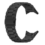Pulseira de relógio em liga de titânio com fivela plana de três contas, para Google Pixel Watch 4 / 3 45mm, para Google Pixel Watch 4 / 3 / 2 / 1 41mm