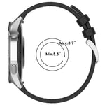 xDfind Hybrid Nylon Braid Silicone Watch Band, 22mm For Fossil Gen 5 Carlyle / Julianna