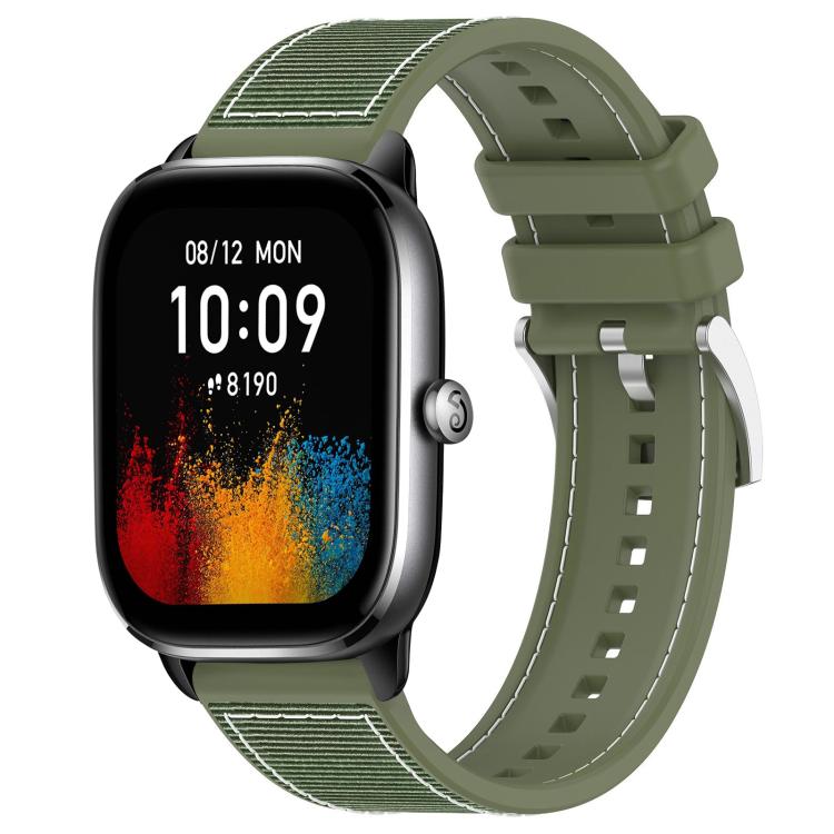 xDfind Hybrid Nylon Braid Silicone Watch Band, 22mm For Amazfit GTR 4 / GTR 3 / GTR 3 Pro, 20mm For Amazfit GTS4 Mini / GTS 3 / GTS 2