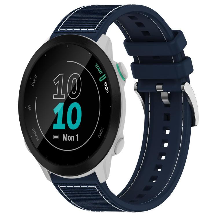 xDfind Hybrid Nylon Braid Silicone Watch Band, 22mm For Garmin Forerunner 570 47mm/935/945, 20mm For Garmin Forerunner 570 42mm/245/645, 20mm For Garmin?Vivomove?Sport/Vivoactive5/3, 22mm For Garmin Venu 3 / Vivoactive 4                                ...