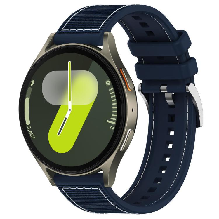 xDfind Hybrid Nylon Braid Silicone Watch Band, For Samsung Galaxy Watch Ultra/Ultra 2025 22mm, For Samsung Galaxy Watch 7 / 6 / 5 / FE 20mm