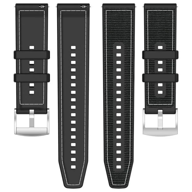 Correia de Relógio Híbrida em Nylon Trançado e Silicone xDfind, Para Apple Watch 42 / 44 / 45 / 46 / 49mm 22mm, Para Apple Watch 38 / 40 / 41 / S10 42mm 20mm