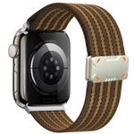 Correia de Relógio em Nylon com Fivela Magnética Mecha Armor, Para Apple Watch 46mm / 49mm / 45mm / 44mm, Para Apple Watch 42mm / 41mm / 40mm / 38mm