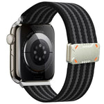 Correia de Relógio em Nylon com Fivela Magnética Mecha Armor, Para Apple Watch 46mm / 49mm / 45mm / 44mm, Para Apple Watch 42mm / 41mm / 40mm / 38mm