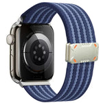 Correia de Relógio em Nylon com Fivela Magnética Mecha Armor, Para Apple Watch 46mm / 49mm / 45mm / 44mm, Para Apple Watch 42mm / 41mm / 40mm / 38mm