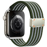 Correia de Relógio em Nylon com Fivela Magnética Mecha Armor, Para Apple Watch 46mm / 49mm / 45mm / 44mm, Para Apple Watch 42mm / 41mm / 40mm / 38mm