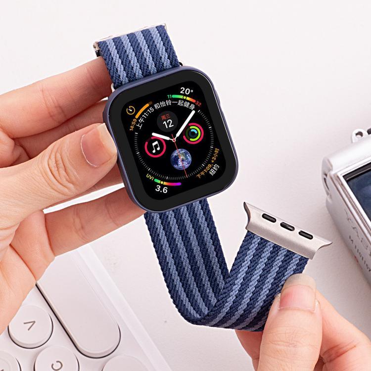 Correia de Relógio em Nylon com Fivela Magnética Mecha Armor, Para Apple Watch 46mm / 49mm / 45mm / 44mm, Para Apple Watch 42mm / 41mm / 40mm / 38mm