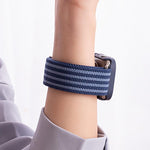 Correia de Relógio em Nylon com Fivela Magnética Mecha Armor, Para Apple Watch 46mm / 49mm / 45mm / 44mm, Para Apple Watch 42mm / 41mm / 40mm / 38mm
