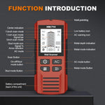 HW-710 Scanner de Parede 5 em 1 Detector de Metais Localizador de Pinos Instrumento de Medição