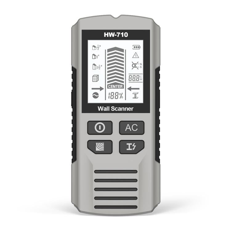HW-710 Scanner de Parede 5 em 1 Detector de Metais Localizador de Pinos Instrumento de Medição