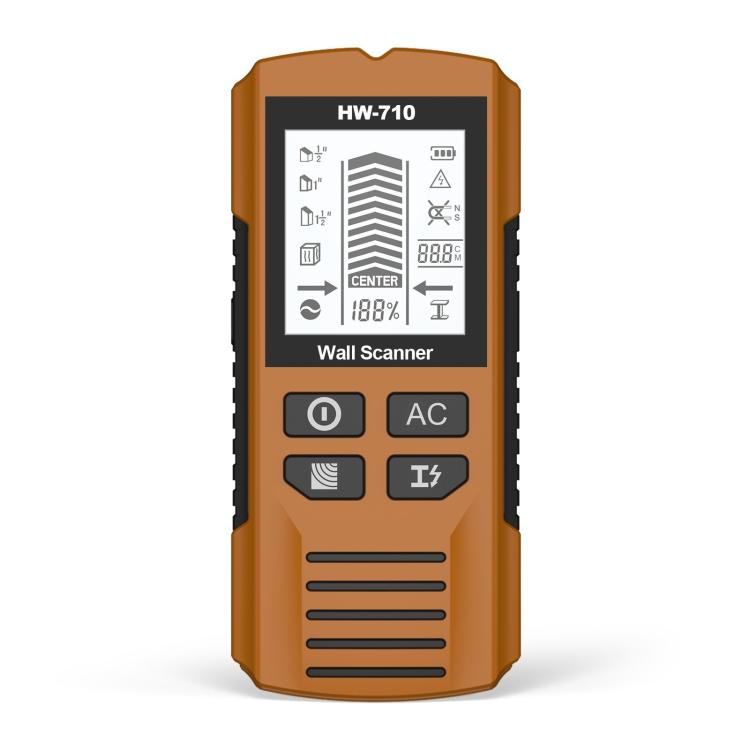 HW-710 Scanner de Parede 5 em 1 Detector de Metais Localizador de Pinos Instrumento de Medição