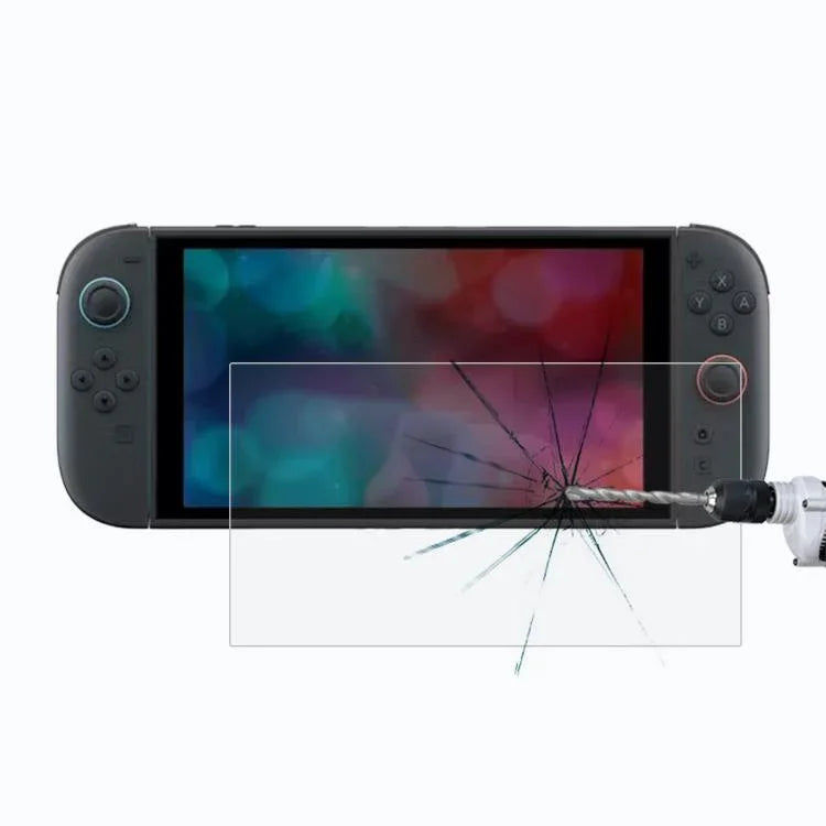 Película de Vidro Temperado 0,26mm 9H 2,5D para Nintendo Switch 2 (1 Unidade)
