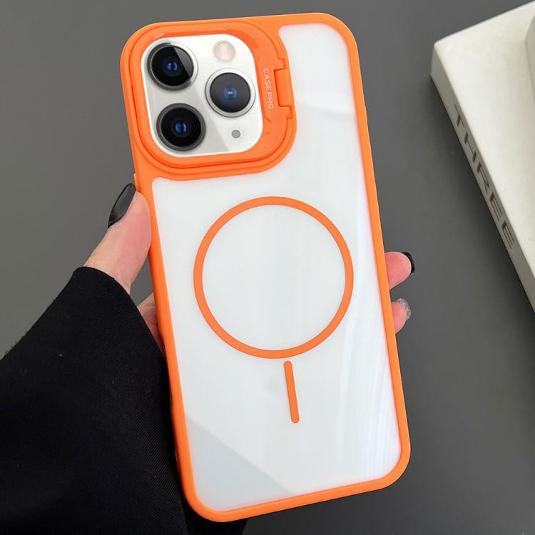 PC Lens Holder MagSafe Magnetic Phone Case, For iPhone 11 Pro Max, For iPhone 11