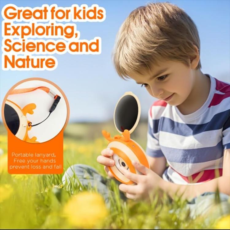 Microscópio Eletrónico Digital Infantil HM020F Ecrã IPS 2,0 polegadas, HM020F