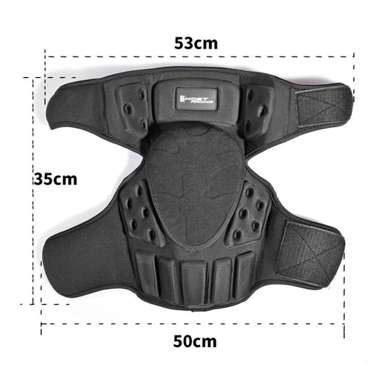 GHOST RACING GH-HX03 1 Pair Motorcycle Protective Gear Kevlar Racing Cold-proof Windproof Knee Pads, With Plush Pad, No Plush Pad