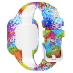 xDfind Steel Buckle Printed Silicone Watch Band, For GarminFit JR3 / Garmin Vivofit JR 3