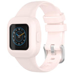 xDfind Silver Steel Buckle Solid Color Silicone Watch Band, For GarminFit JR3 / Garmin Vivofit JR 3