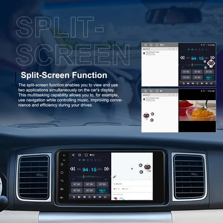 Para Toyota COROLLA Android 15 7 polegadas Wireless CarPlay Player para Carro Controlo Central Navegador para Carro, Standard, Standard+AHD+Microfone