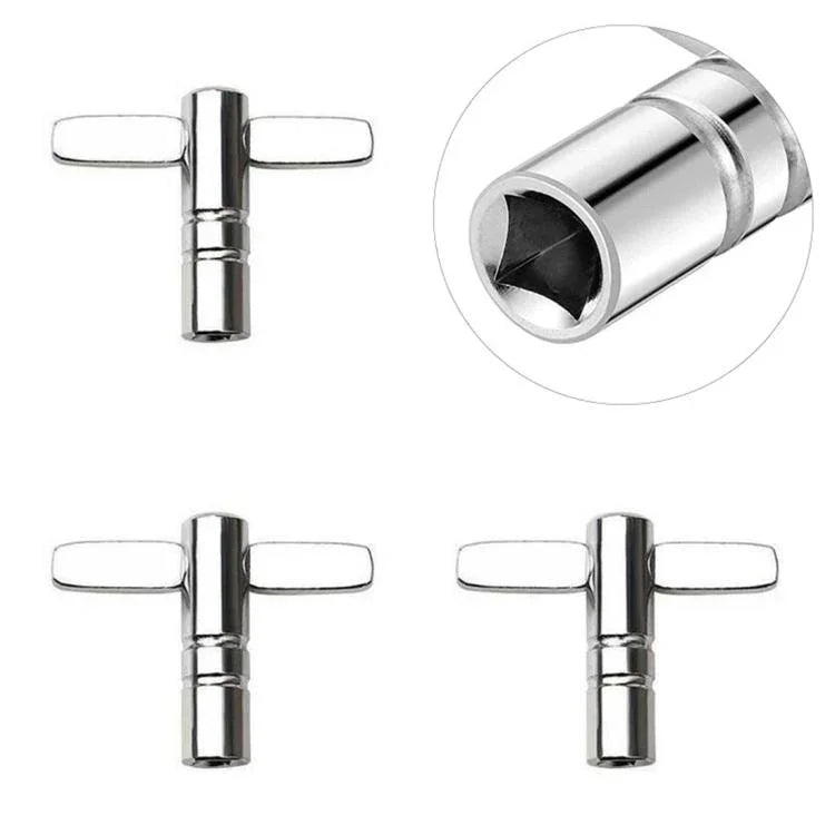 Chave de Tambor CT-826 em Forma de T com Furo Quadrado, Ferramenta Universal de Ajuste para Conjunto de Bateria, CT-826
