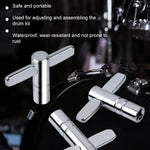 Chave de Tambor CT-826 em Forma de T com Furo Quadrado, Ferramenta Universal de Ajuste para Conjunto de Bateria, CT-826